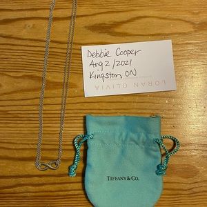 Tiffany infinity necklace